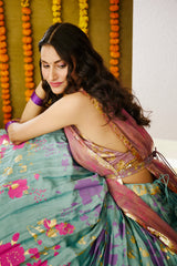Designer Lehenga Choli Ula by Moledro Perfect this Diwali.