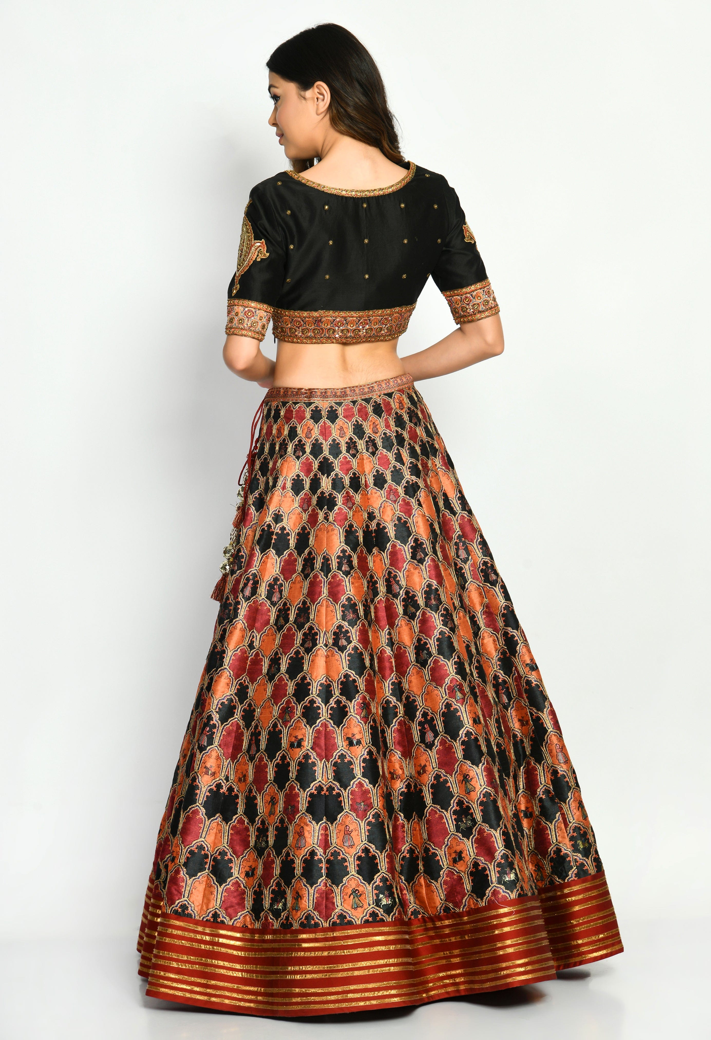Zahara Lehenga with embroidered Blouse